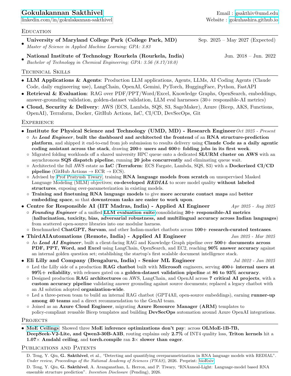 Resume preview